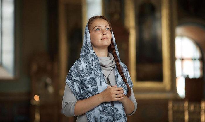 Молитва в церкви